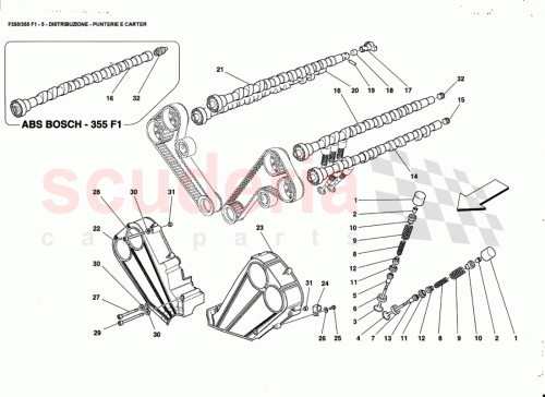 Part Diagram for Ferrari 171447