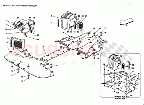 Part Diagram for Ferrari 66252300