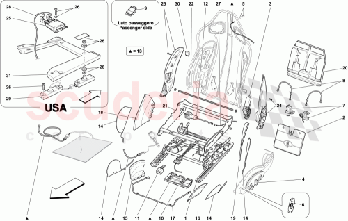 Part Diagram for Ferrari 236378