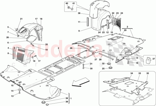 Part Diagram for Ferrari 205370