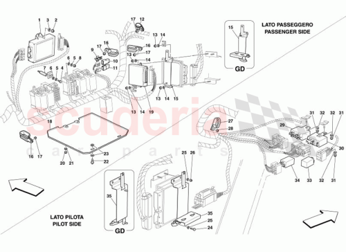 Part Diagram for Ferrari 168034