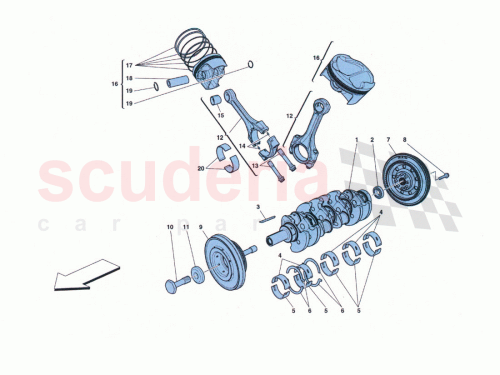 Part Diagram for Ferrari 275436