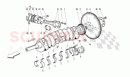 Part Diagram for Ferrari 155591