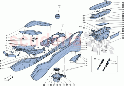 Part Diagram for Ferrari 86220900