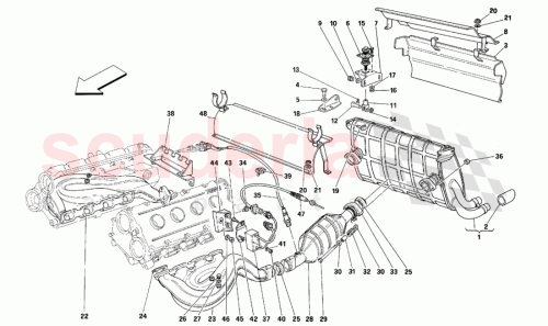 Part Diagram for Ferrari 157346
