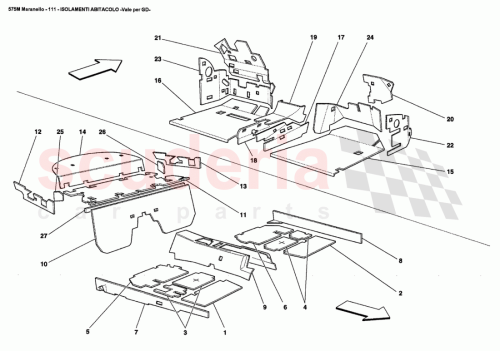 Part Diagram for Ferrari 64826600