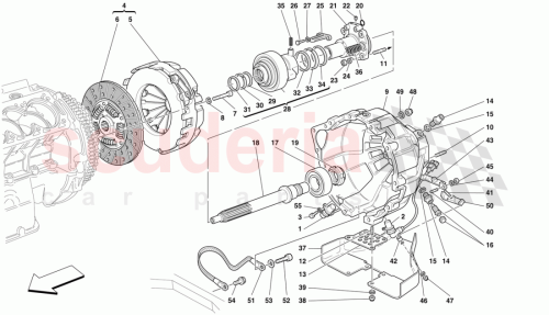 Part Diagram for Ferrari 151641