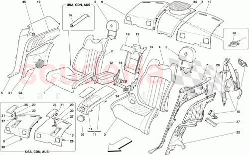 Part Diagram for Ferrari 80541200
