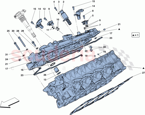 Part Diagram for Ferrari 320922