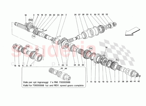 Part Diagram for Ferrari 168047