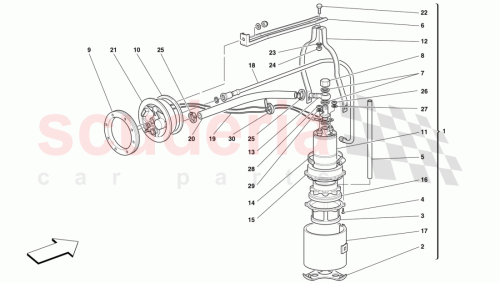 Part Diagram for Ferrari 156596