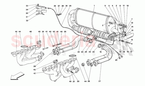 Part Diagram for Ferrari 151166