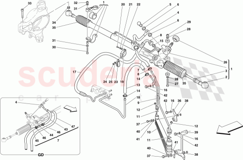 Part Diagram for Ferrari 245905