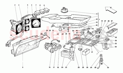Part Diagram for Ferrari 63451500
