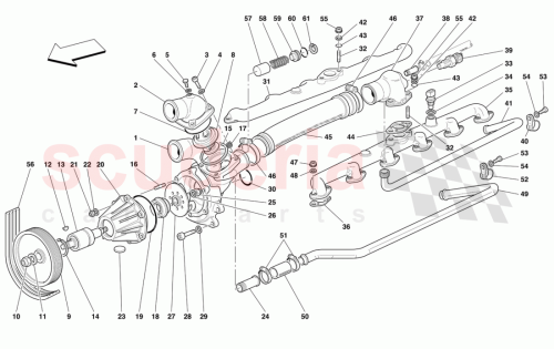 Part Diagram for Ferrari 160554