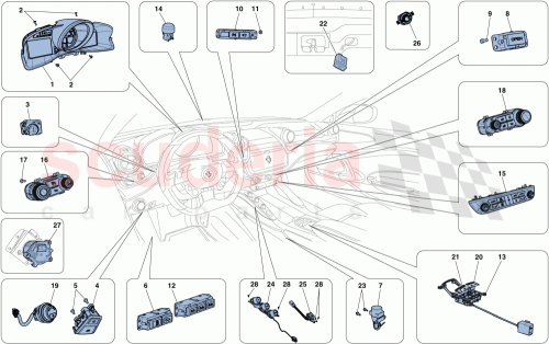 Part Diagram for Ferrari 328331