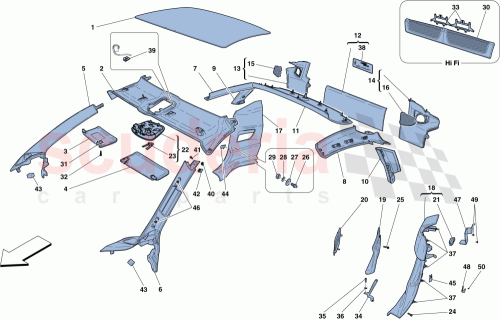 Part Diagram for Ferrari 84800612