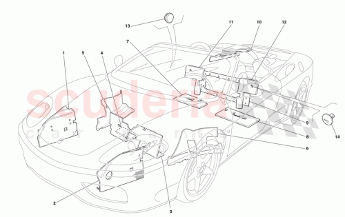 Part Diagram for Ferrari 66294700