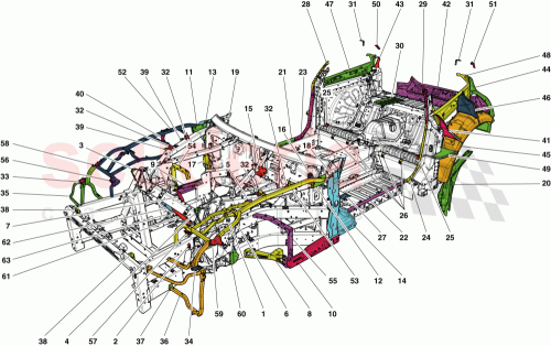 Part Diagram for Ferrari 327633