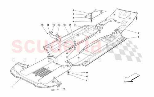Part Diagram for Ferrari 65663900