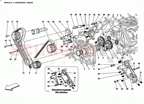 Part Diagram for Ferrari 181822