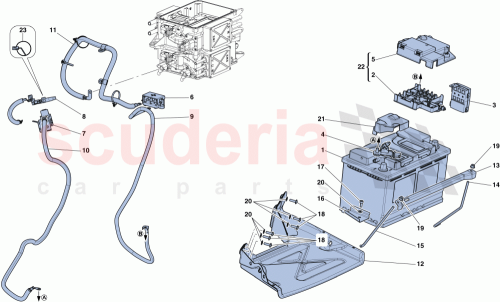 Part Diagram for Ferrari 302147