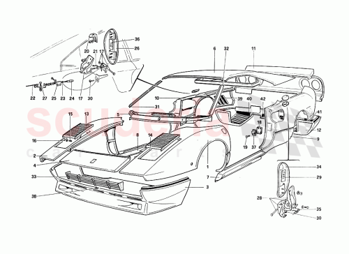 Part Diagram for Ferrari 60602400