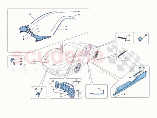 Part Diagram for Ferrari 83446300