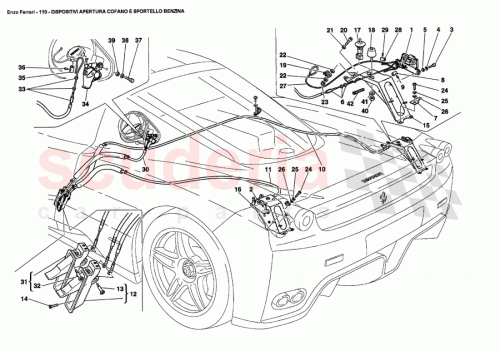 Part Diagram for Ferrari 14305587