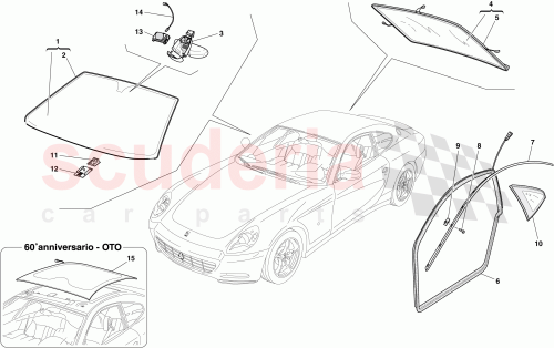Part Diagram for Ferrari 69919500