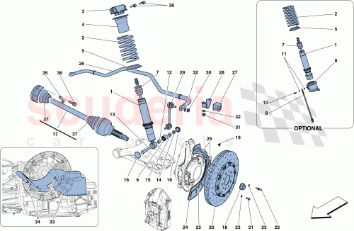 Part Diagram for Ferrari 309151