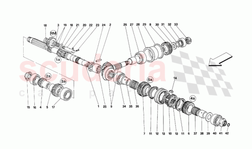 Part Diagram for Ferrari 70000801