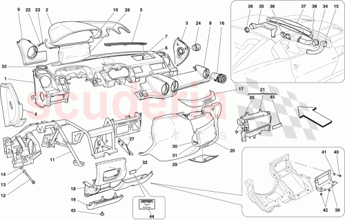 Part Diagram for Ferrari 67445500