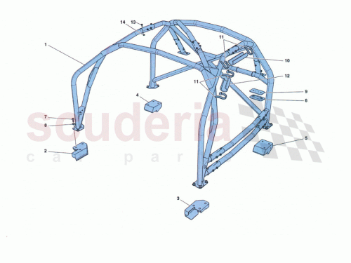 Part Diagram for Ferrari 66656900