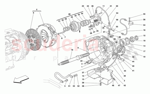 Part Diagram for Ferrari 14163970