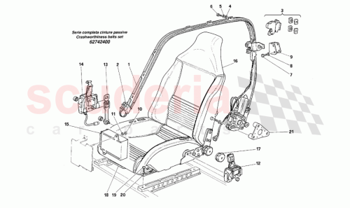 Part Diagram for Ferrari 62740900