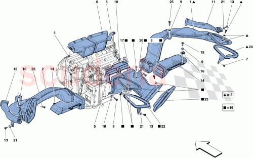 Part Diagram for Ferrari 86179700
