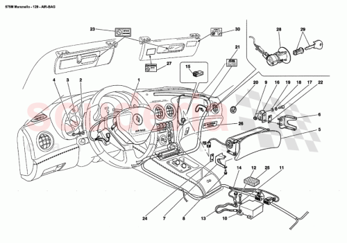 Part Diagram for Ferrari 215962