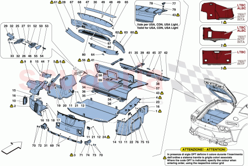 Part Diagram for Ferrari 761655