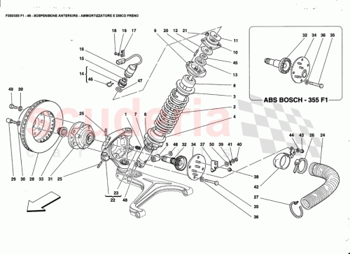 Part Diagram for Ferrari 170673