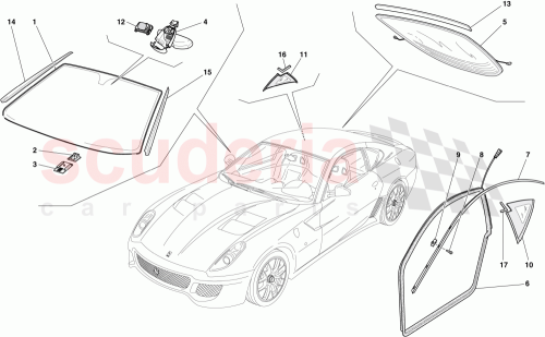 Part Diagram for Ferrari 82708000