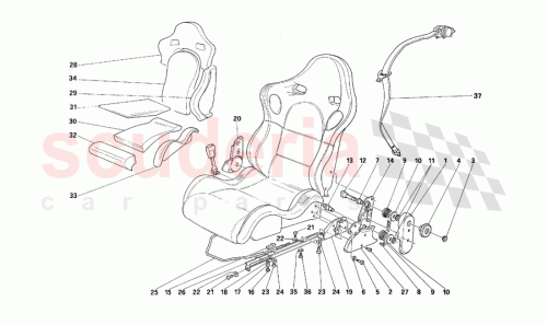 Part Diagram for Ferrari 62742200