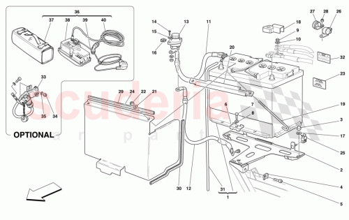Part Diagram for Ferrari 178566