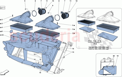 Part Diagram for Ferrari 310807
