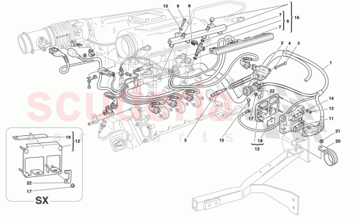 Part Diagram for Ferrari 186400