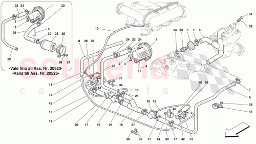 Part Diagram for Ferrari 155874