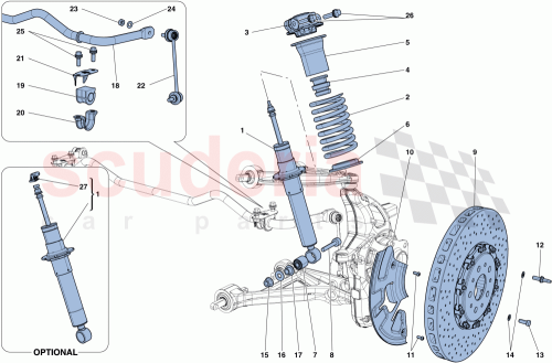 Part Diagram for Ferrari 257806