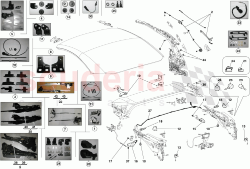 Part Diagram for Ferrari 70001691