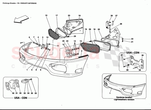 Part Diagram for Ferrari 67360610