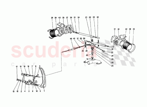 Part Diagram for Ferrari 100655